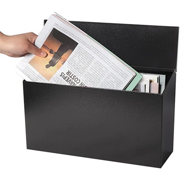 Почтовые ящики Таунхаус Вертикальная стенка почтовый ящик с добавленным замком и оцинкованной сталью