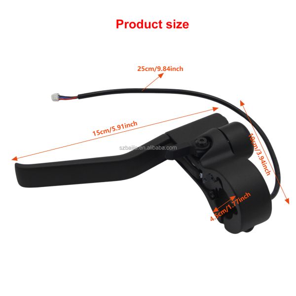 Aluminum Alloy Handle Caliper Brake Lever Kit Water Resistant and Adjustable for Electric Scooters