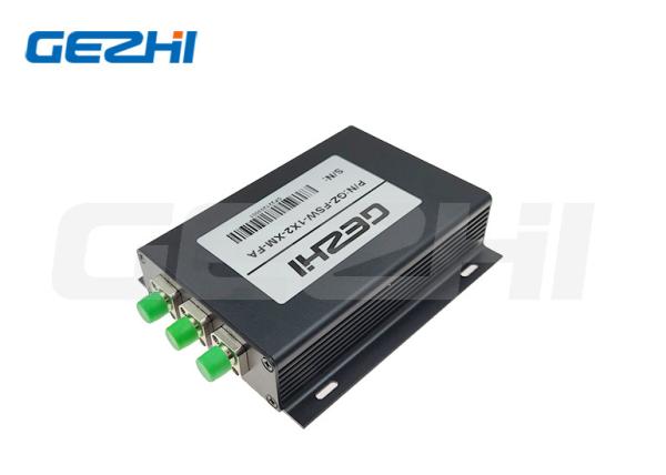 RS-232 Control 1x2 Mechanical Optical Switch Module 850nm Latching Optic Switches