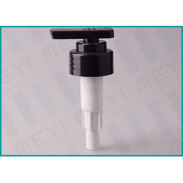 Ровный черный распределитель насоса лосьона, пластиковая замена насоса распредел