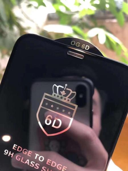2021 NEW OG 6D with  anti dust  tempered glass HD Tempered Glass For iPhone 12Pro 12 promax  full glue screen protector