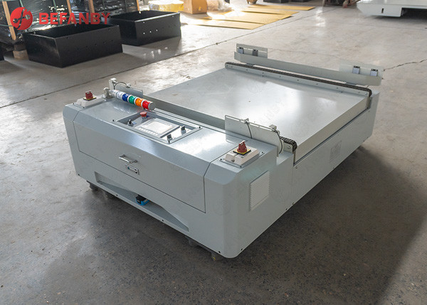 Professional Chain Convey Sliding Line Transfer Cart On Rail