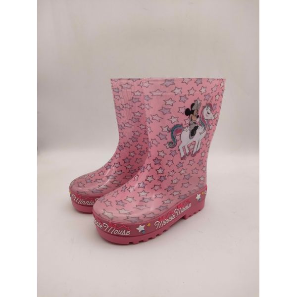 100% Waterproof PVC Character Rain Boots Childrens Size Anti Slip OEM Logo