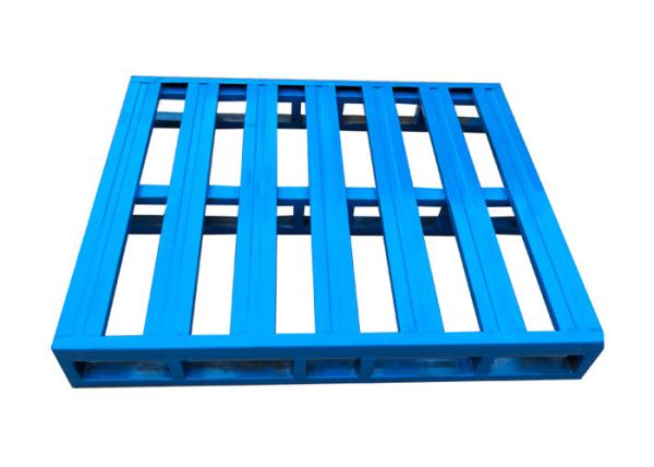 Solid 1500kg Capacity Heavy Duty Steel Pallets For Warehouse Storage