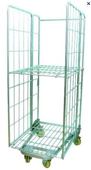 Logistic Roll Wire Mesh Cage Storage Collapsible Pallet Bin Used Steel Containers for Sale
