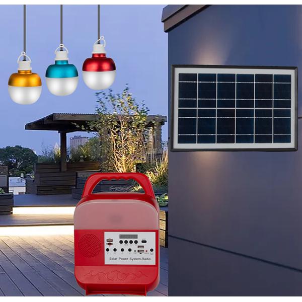 Шарики рынка ночи 15 вольт 5W*3PCS портативные солнечные для вылазок