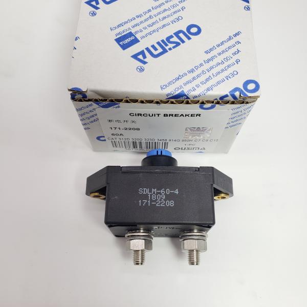 171-2208 1712208 60A Circuit Breaker For CAT 908 320C 232D 3126B C7 C9 C15