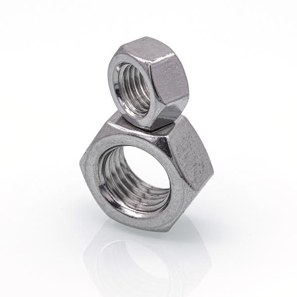 Strength Stainless Steel Coarse Thread Hexagon Flange Nut / Ss Hex Nut