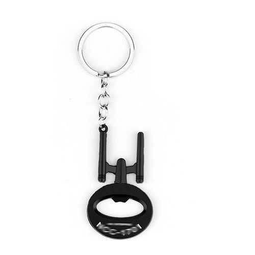 Die casting cool innovative movie batman bat 2D souvenir beer bottle opener keychain, copper and bronze plating.