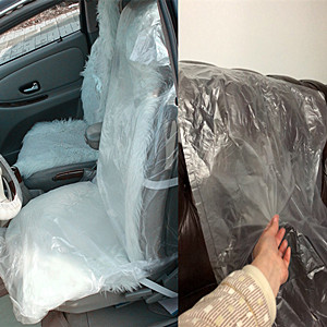 Disposable Seat Covers, Car Universal Plastic Seat Covers for Airplane Seats, Salon Chairs, Restaurant Seats