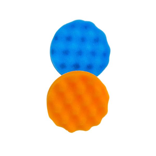 Portable Car Detailing Waxing Machine Self-Adhesive Flat Wave Disc Polishing Sponge Wheel Manufactured Flocked Sealant Plastic