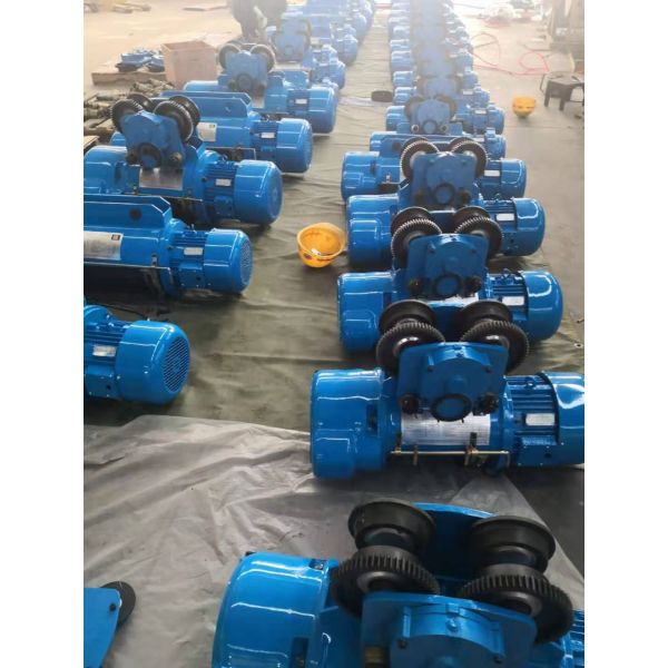 5 Ton MD1 Double Speed Electric Wire Rope Hoist Electric Trolley With Remote Control