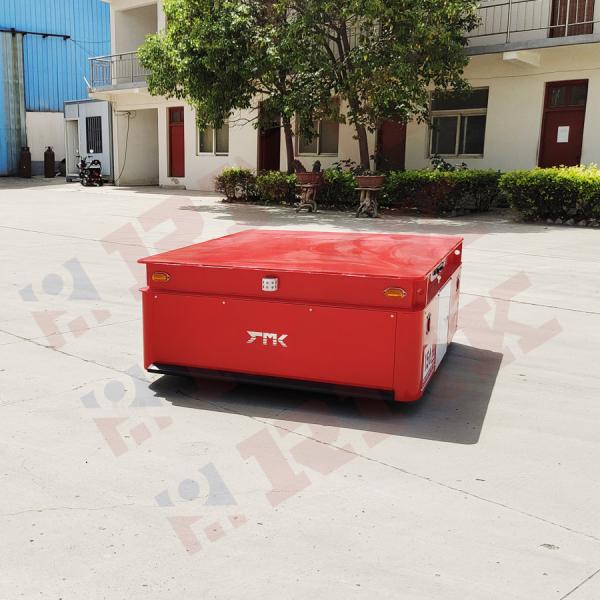 Steel Plant Transport Solution Transfer Platform 15t Motorized Trackless Transfer Cart