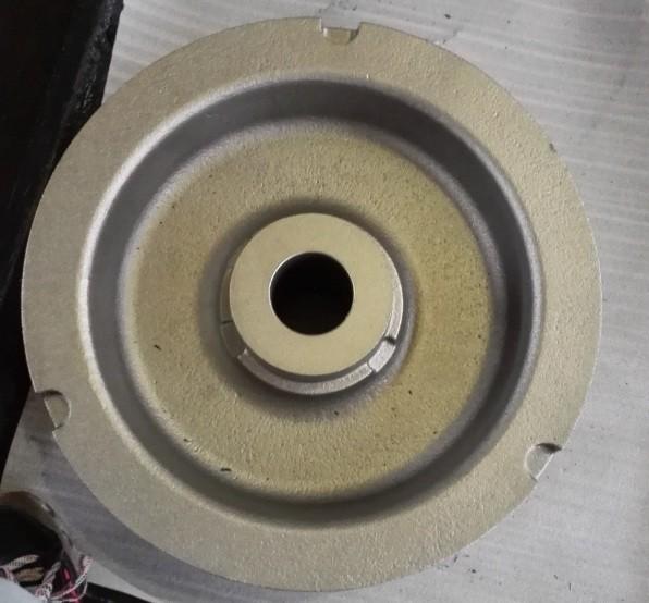 Agricultural Machinery Cast Iron Parts Steering Road Wheel With Shot Blasting Surface
