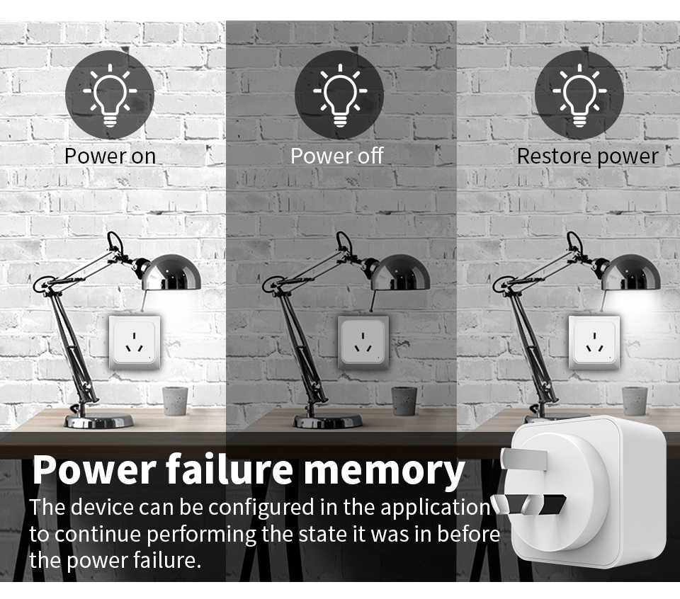 AU Smart Plug: WiFi/Energy Monitor, 16A, Voice/App Control, Timer