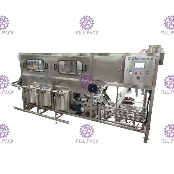 300BPH Automatic Plastic Bottle 3 Gallon 18.9L Bottled Water Filling Capping Machine