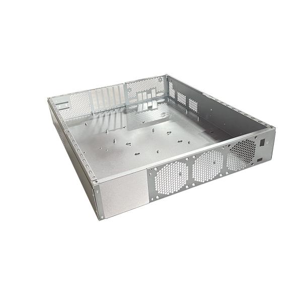 Cnc Cut Sheet Metal Bracket Manufacturer Milling Anodized Electronics Cover Housing
