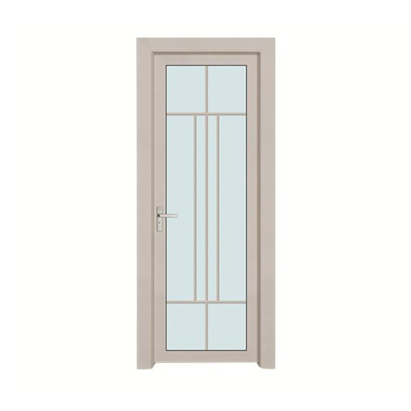 Electrophoresis Aluminum Bathroom Doors Casement With Stainless Steel Mesh