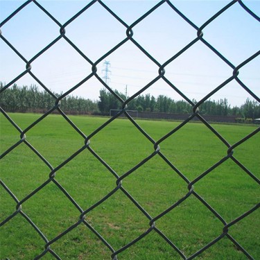 Diamond wire mesh/6ft Black Vinyl Coated Galvanized Chain Link Fence