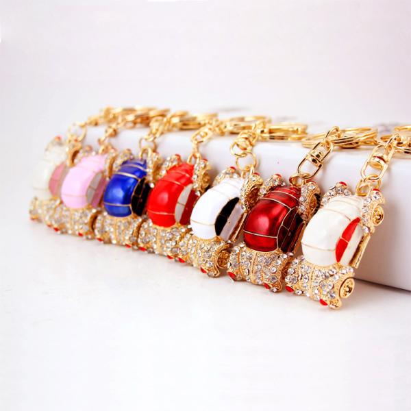 Luxury Die Cast Toy Cars Limousine Diecast Model Cars Alloy Diamond Mounted Modern