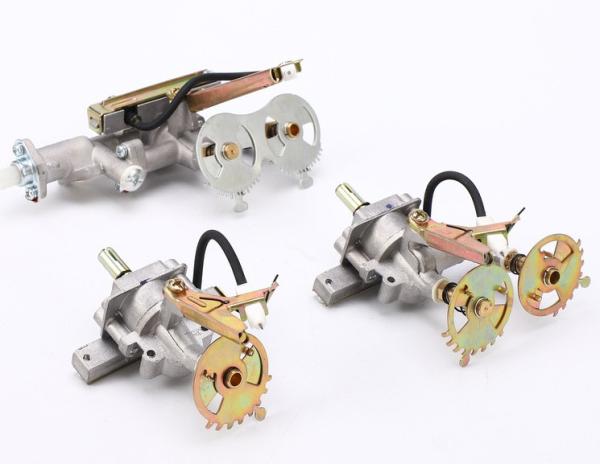 Factory spot gas cooker double gun valve body gas cooker 30° safety valve thermocouple desktop cooker safety valve body
