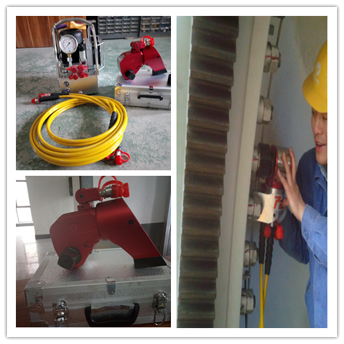 Ft.lb square drive hydraulic torque wrench , 451-4542N.m with 1