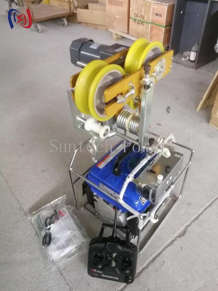 9 - 13 mm OPGW herramientas de ensamblaje máquina de tracción de movimiento automático herramienta de línea de transmisión 140W
