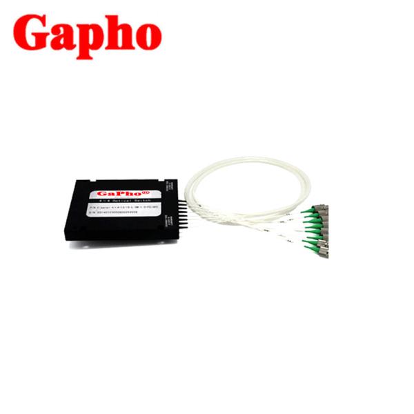 4x4 1260-1670nm Rack Fiber Optical Switch Latching 250um FC / PC Connector
