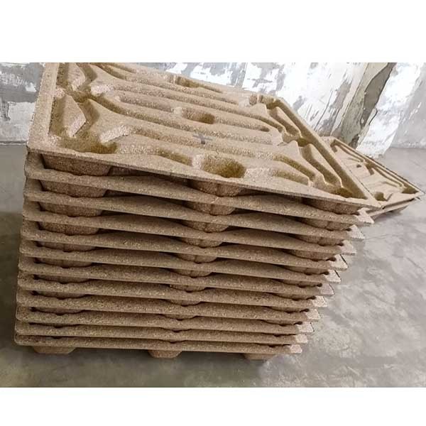 Plataforma de los moldes del doble de México que hace el equipo para el serrín de madera