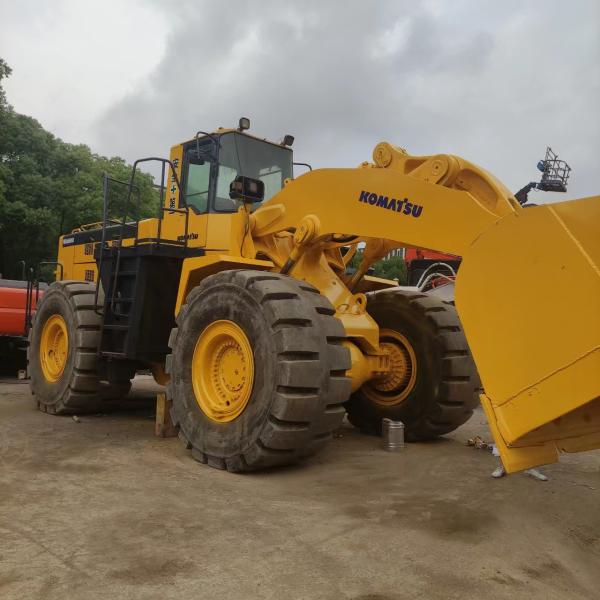 Moving Type Wheel Wheel Loader Komatsu WA600 with JCB Engine from Japan