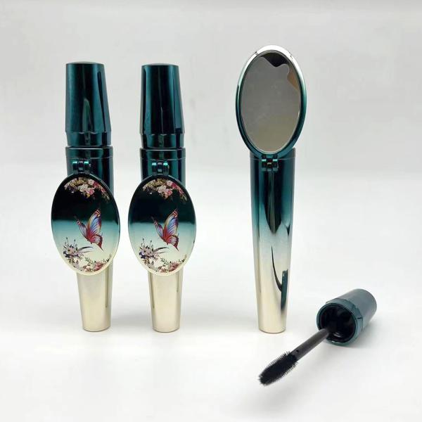 бутылка трубки ресницы трубки туши ABS 8ml зеленая с зеркалом