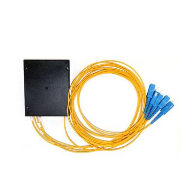 SC APC Connector Fiber Optic Splitter 1x4 PLC Splitters 1650 nm
