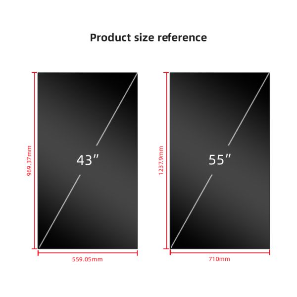 Custom 4K UHD Digital Signage Displays Screen 43 to 86 Inch Retail Advertising Solution
