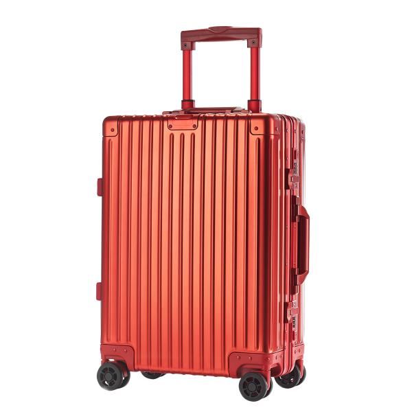 Modern Travel Companion TSA Lock and 360° Spinner Wheels on Lightweight Aluminum Frame Rolling Luggage for Holiday Trips