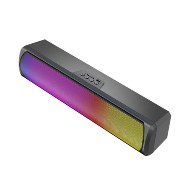 ETEK Portable Bluetooth Soundbar with RGB Lights 3W×2 RMS