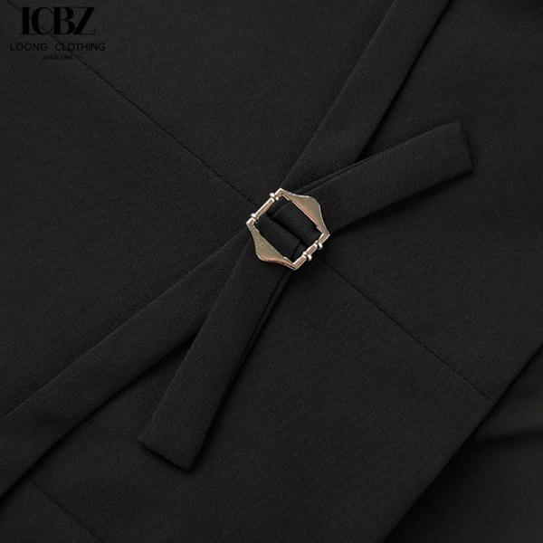 Colete preto personalizado para vestidos formais de negócios masculinos como padrinho de casamento do noivo
