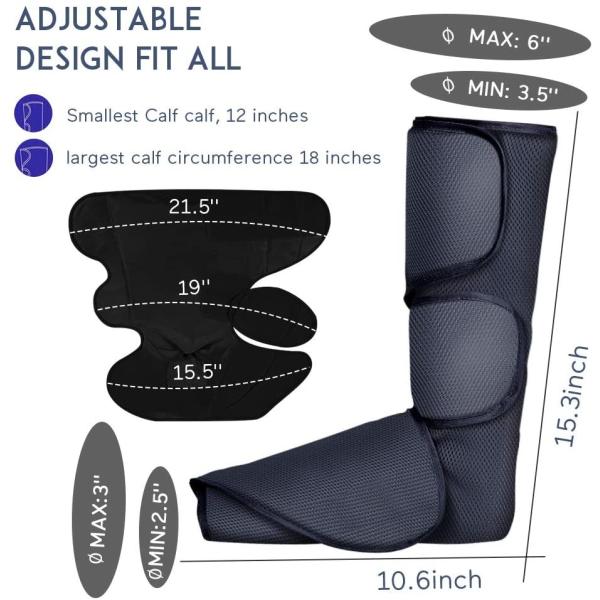 Регулируемое топление ноги Massager 240V ноги сжатия воздуха обручей