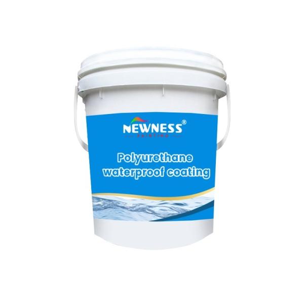 High Strength Moisture Cured Polyurethane Waterproofing Coating with 53% Solid Content