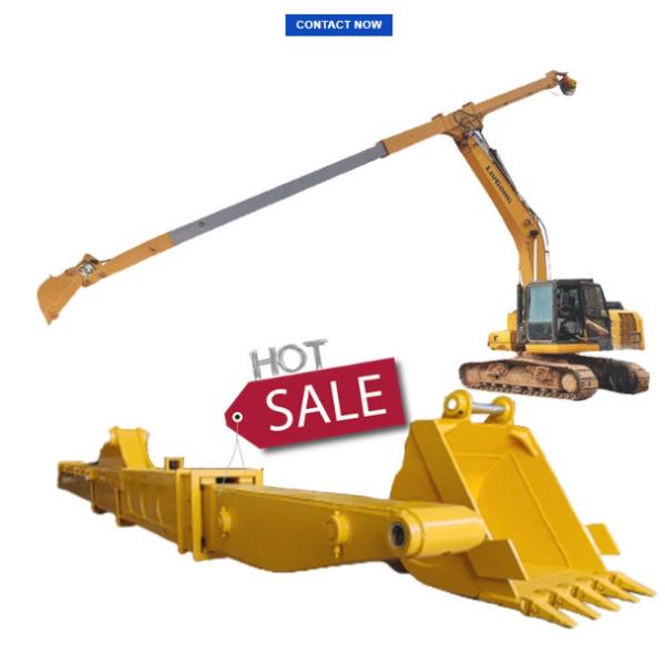Telescopic Dipper Arm 14m for Komatsu Excavator , excavator telescopic arm