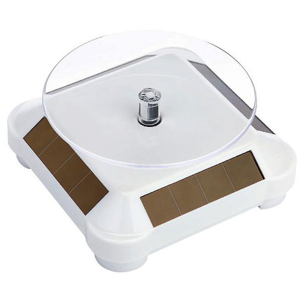 Sun Light Solar Powered Rotating Stand Solar Showcase Acrylic Product