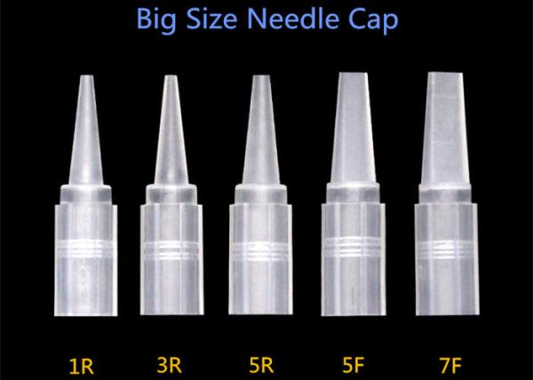 Sharp Tattoo Needle Sets Needle Caps Tips Matched For 1R / 3R / 5R / 5F / 7F Size