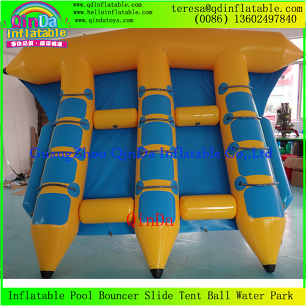 Custom-Made Inflatable Flying Fish Boat for Water Sports EquipmentFly Water Banana Boats
