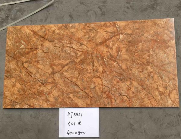 400x800mm Polished Glazed Gold Line Floor and Wall Tiles