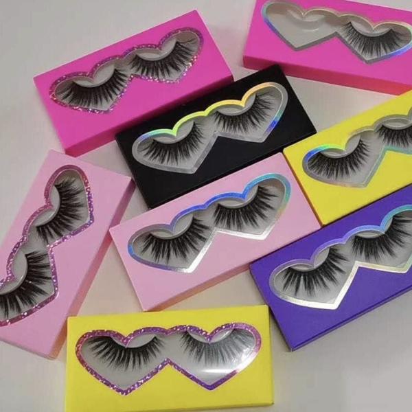Korea PBT Fiber Natural False Eyelashes Vegan Magnetic Lashes With Applicator