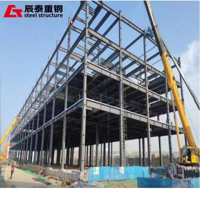 Prefabricated Multi Storey Steel Frame Construction High Strength Lightweight