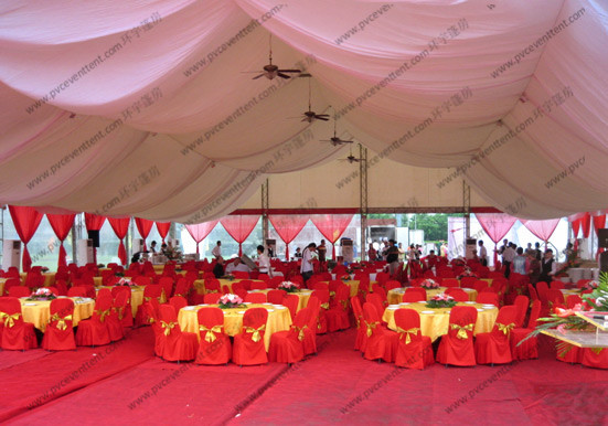 400 Capacity Huge Gala Aluminum Tent With Luxury Lining For Parties And Outdoor Event