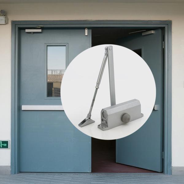 Aluminum Hydraulic Soft Closer Door Concealed Door Closer Hidden Automatic Door Closer