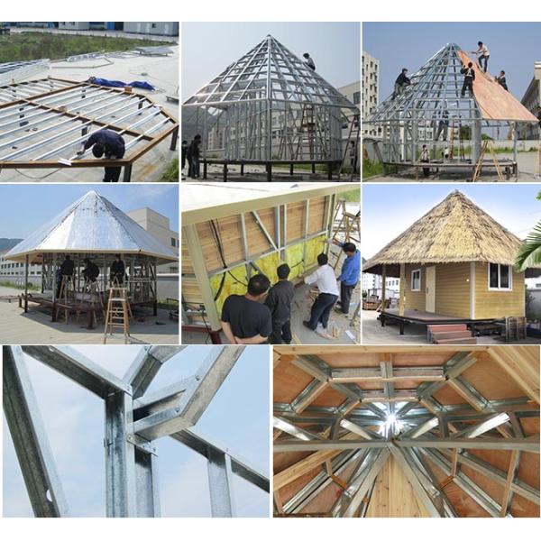 Overwater Bungalow Resort Inn Waterproof Ventilation Light Steel Frame