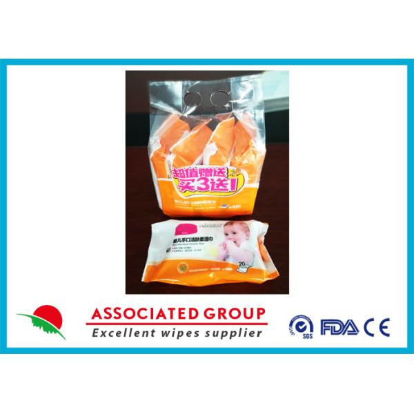 Младенец домочадца влажный обтирает Nonwoven руку младенца ткани/ткань рта исключительную