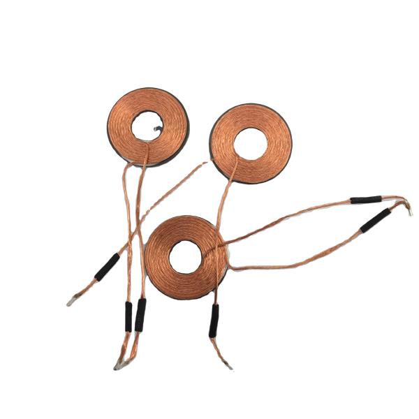 Cargador inalámbrico de la bobina de recepción de cobre bobina de cuerda de aire del núcleo